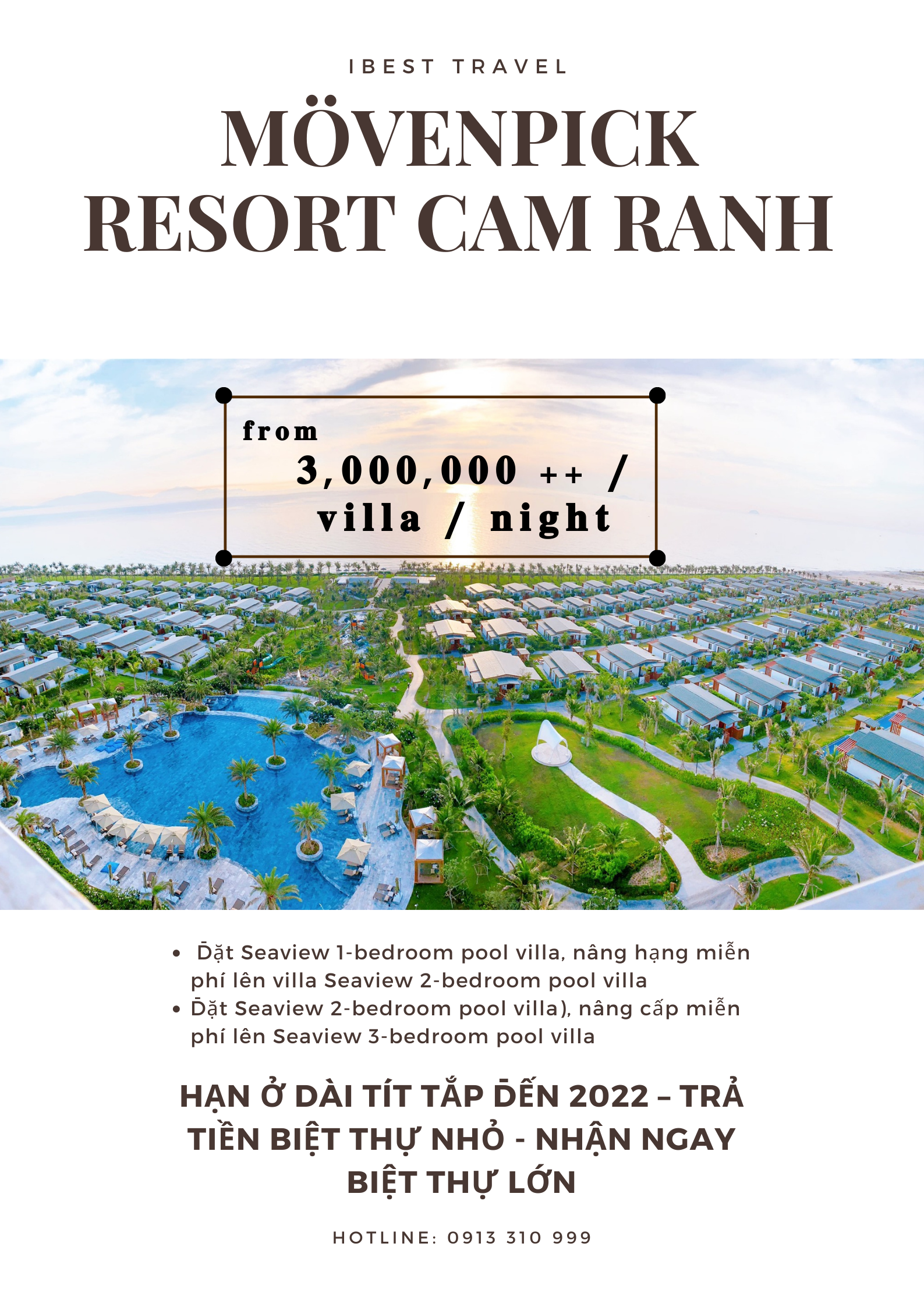 MÖVENPICK RESORT CAM RANH – DEAL XỊN CHỈ MỞ BÁN TRONG 15 NGÀY